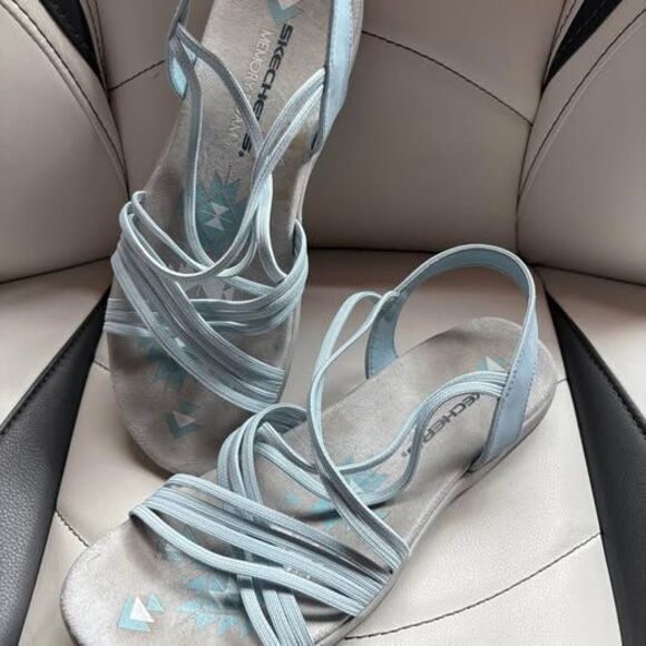 Skechers Sandals Light Blue - Picture 1 of 4